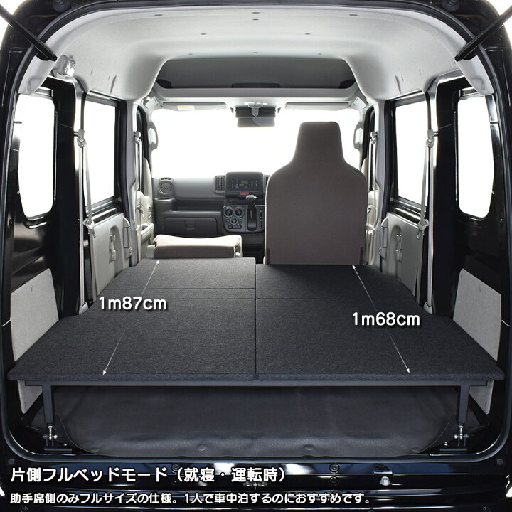 楽天市場】DA17V エブリィバン PC/PA/GA専用 ロータイプ ベッドキット 