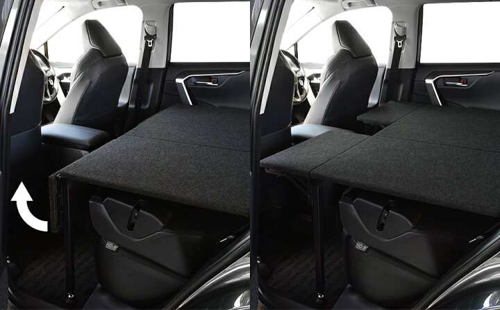 楽天市場】RAV4 ベッドキット パンチカーペットタイプ ラブ4 車中泊 
