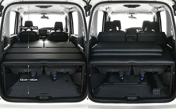 楽天市場】日産 セレナ C27専用 ベッドキット レザータイプ/クッション  