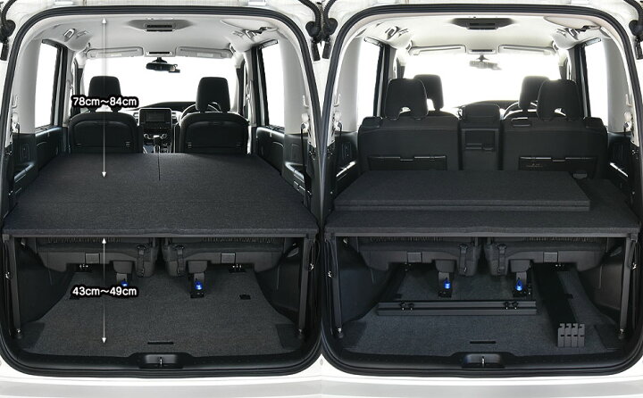 楽天市場】日産 セレナ C27専用 ベッドキット パンチカーペットタイプ 