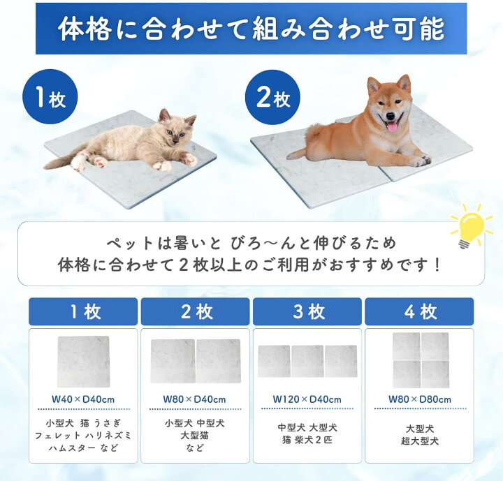 楽天市場】大理石ひんやりボード 白大理石40×40センチ（大型軽量 