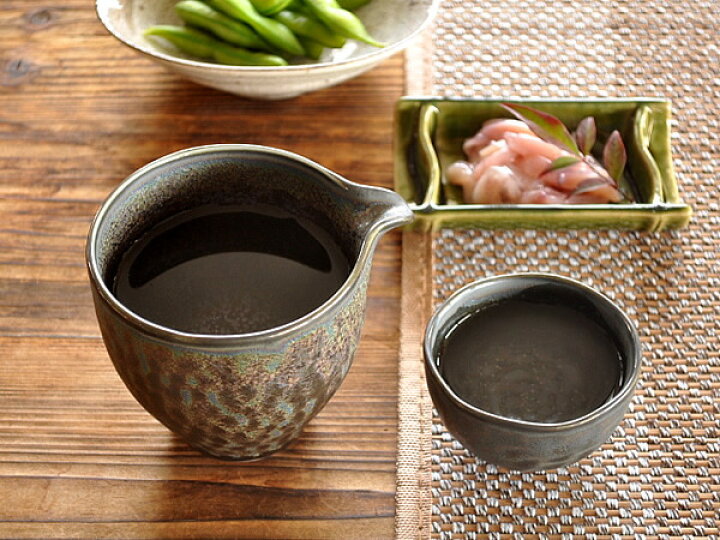 楽天市場 食器 徳利 おしゃれ 片口 和食器 モダン 美濃焼 陶器 土物 冷酒 酒器 アウトレット カフェ風 虹彩片口酒器 おしゃれ食器の通販m Home Style