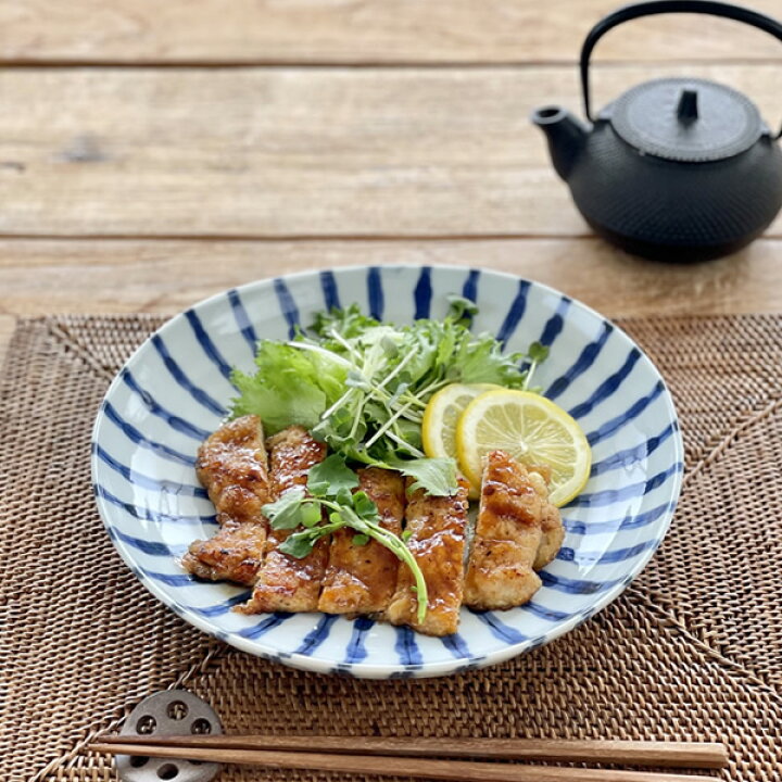 楽天市場 食器 大皿 おしゃれ 和食器 モダン 美濃焼 プレート 丸皿 ダミ十草 だみ十草 アウトレット カフェ風 濃十草8 0多用皿 おしゃれ食器 の通販m Home Style