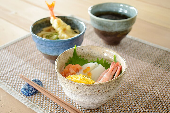 楽天市場】食器 和食器 おしゃれ 茶碗 変形削りお好み丼（渕茶うのふ粉 