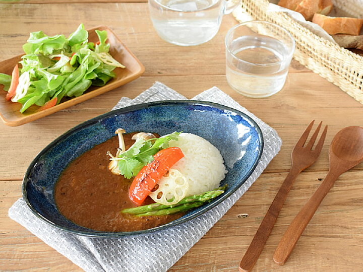 楽天市場 食器 セット 新生活 おしゃれ 和食器 モダン 美濃焼 送料無料 ナチュラルオーバルカレー皿 パスタ皿5色セット おしゃれ食器の通販m Home Style