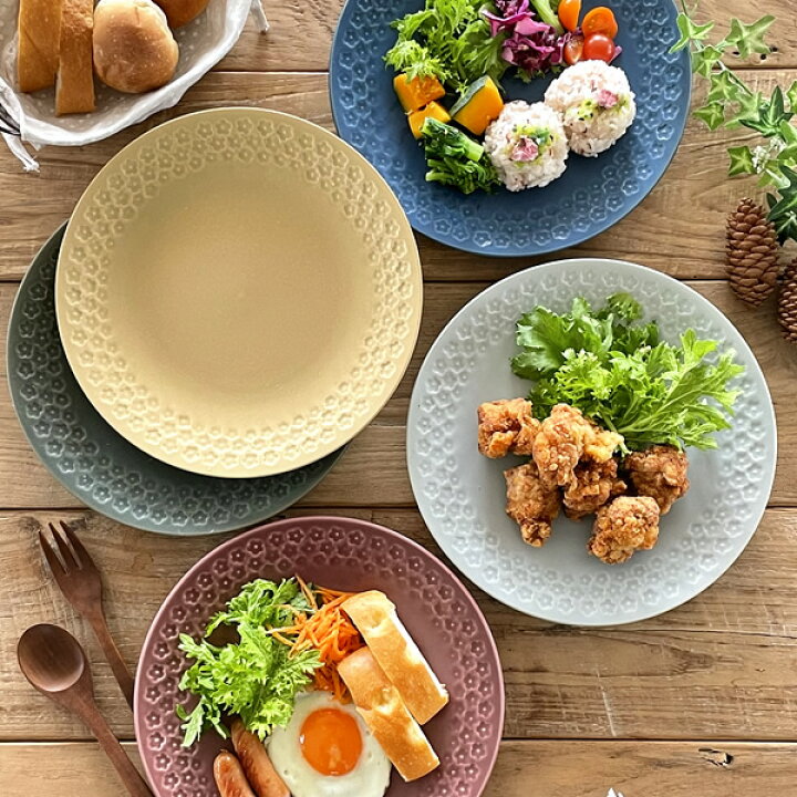 楽天市場 食器 おしゃれ 皿 パスタ皿 フルール25 2cmプレート 美濃焼 大皿 ディナー皿 印花 花柄 フラワー アウトレット カフェ風 おしゃれ食器の通販m Home Style
