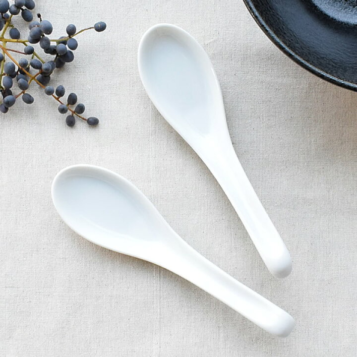 楽天市場 食器 限定商品 おしゃれ レンゲ 大 掛けレンゲ スプーン カトラリー 瀬戸焼 アウトレット カフェ風 白磁 ポーセラーツ おしゃれ食器の通販m Home Style