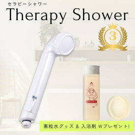 ＼楽天3位受賞／【期間限定ポイント10倍★】 2つのプレゼントと活用法資料付き｜素粒水 フリーサイエンス 浄水器 セラピーシャワー カートリッジ付き 塩素除去 PFAS除去