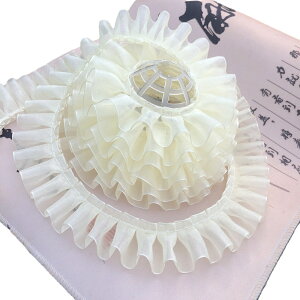 レースリボン ソフトチュール4cm オーガンジー ケミカルレース カーテンフリル 手芸小物 デコ素材 ハンドメイドペット服 ウエディングドレス装飾 ロゼット お道具袋 通園バッグ バッグデコ