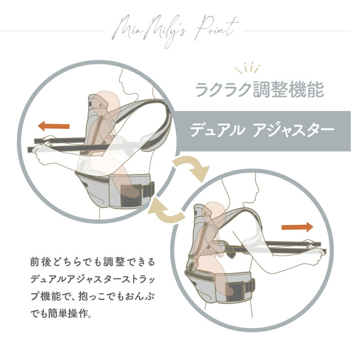 楽天市場】公式ミアミリー（MiaMily）ヒップスタープラス日本モデル 