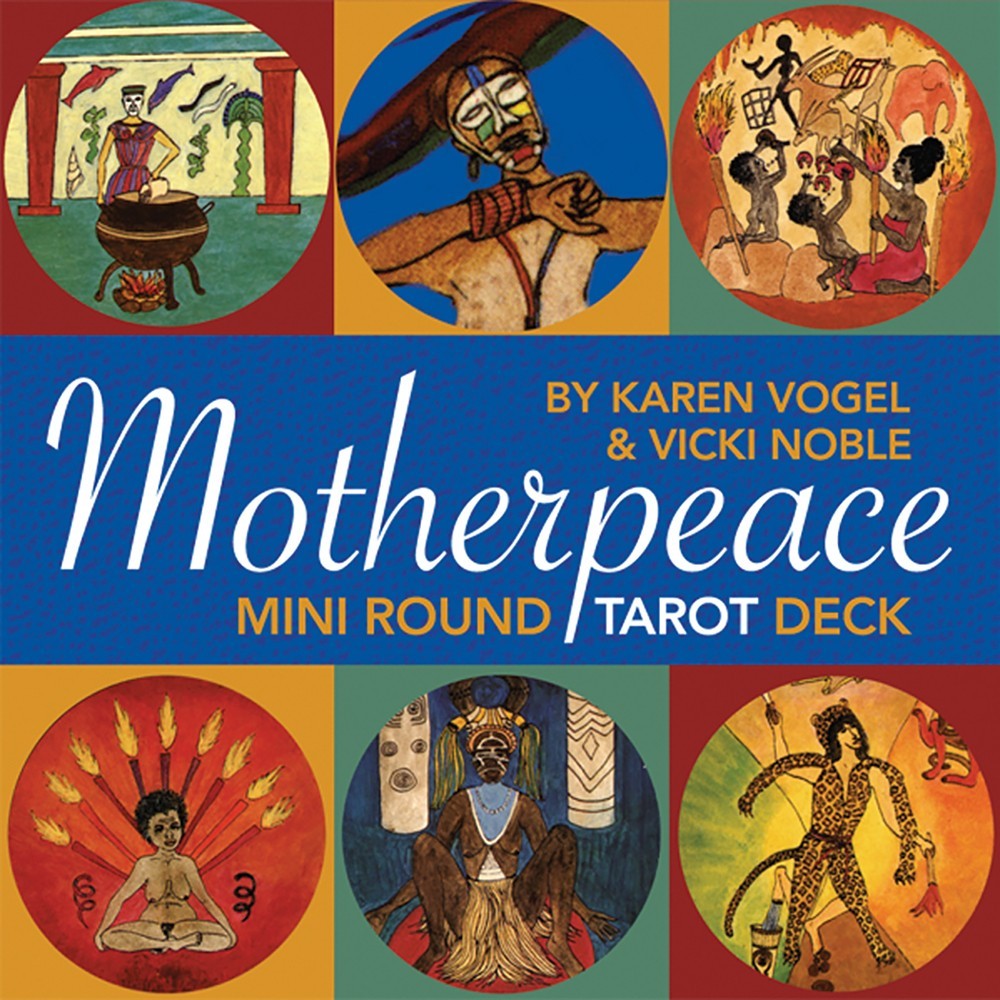 ミニ マザーピース ラウンド タロット デック Mini Motherpeace Round Tarot Deck 占い カード フェミニスト タロットカード 英語のみ