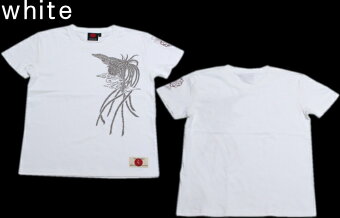 【ポイント20倍セール】▼【XL以上メール便不可】手染め京友禅/和柄Tシャツ「[鳳凰」【メンズ&レディース&キッズ】【京都壬生堂/和柄/手染/オリジナル/日本】●