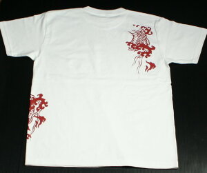 ▼手染め京友禅/和柄Tシャツ「雲龍」(うんりゅう)【ネコポス便送料無料/代引は通常送料】【メンズ&レディース】【手染/オリジナル】【最大4Lサイズまで】