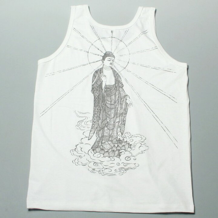 楽天市場】【20%OFFクーポン対象品】和柄タンクトップ「釈迦」仏画 