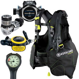 [ アクアラング ] ウェーブ AQUALUNG WAVE BC + レジェンド MBS レギュレーター ダイビング重器材4点セット