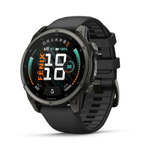 [ GARMIN ] �K�[�~�� fenix 9 Sapphire AMOLED 47mm DLC Ti / Black 010-04762-14 �t���b�O�V�b�vGPS�E�H�b�`