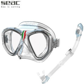 [ SEAC ] 2点セット ITALIA Mask / VORTEX DRY Snorkel イタリアマスク / ヴォアテックスドライスノーケル