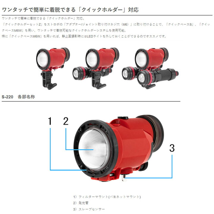 新品未開封2個セット［INON ] S-220 水中ストロボ イノン S220（楽天 