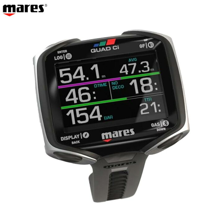 楽天市場】[ マレス ] mares クアッド CI Dive Computer QUAD CI  