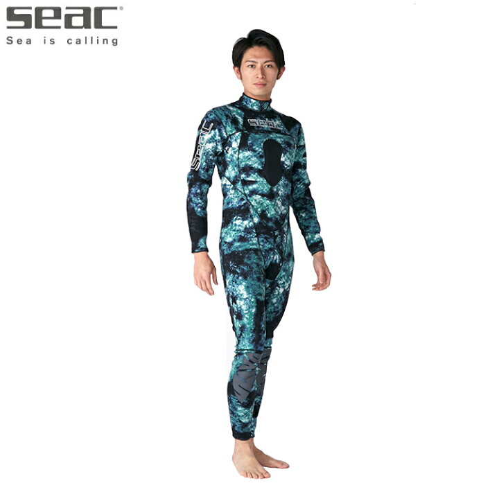楽天市場】[ SEAC ] セアック BODY FIT CAMO 1.5mm ウエットスーツ  