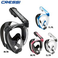 [ Cressi ] 水中メガネ シュノーケルセット DUKE DRY FULL FACE MASK