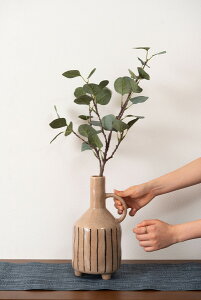 花びん フラワーベース 花瓶 かびん フラワースタンド 陶器 北欧 おしゃれ シンプル 艶 生花 枝物 卓上 床置き 陶器製 和モダン モダン レトロ ベーシック インテリア 寝室 リビング 玄関 廊
