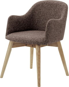 チェア 椅子 カラメリ ダイニングチェア シンプル 木 人気 家具 インテリア 布地 肘付 アーム 疲れにくい 北欧 お洒落 かわいい 天然木 木目 カジュアル リビング ダイニング 店舗 カフェ ブ