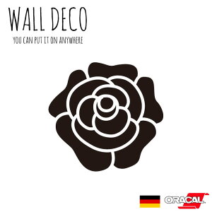 ウォールステッカー Lサイズ バラ 花 母の日 上品 花びら マーク 花びら スイッチ コンセント 小さい 人気 かわいい 面白い シルエット シール DIY デコレーション 転写 インテリア 剥がせる
