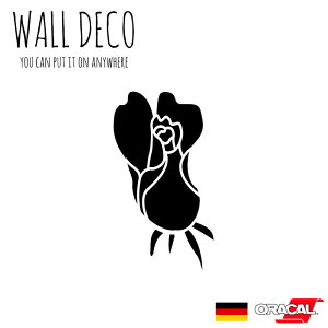 ウォールステッカー Mサイズ バラ 花 母の日 マーク 薔薇色 アプローズ 花びら スイッチ コンセント 小さい 人気 かわいい 面白い シルエット シール DIY デコレーション 転写 インテリア 剥が