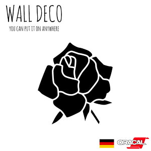 ウォールステッカー Mサイズ バラ 花 母の日 梅 rose 花びら マーク rose スイッチ コンセント 小さい 人気 かわいい 面白い シルエット シール DIY デコレーション 転写 インテリア 剥がせる リ