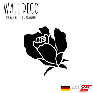 ウォールステッカー バラ 花 母の日 マーク 薔薇色 アプローズ 花びら スイッチ コンセント 小さい 人気 かわいい 面白い シルエット シール DIY デコレーション 転写 インテリア 剥がせる リ