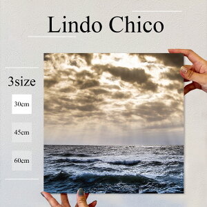 【※10%OFF 当店期間限定※ 10/25 00:00〜10/30 23:59まで!】インテリア 雑貨 おしゃれ 絵画 壁掛け アートパネル 海 壁掛け 海面 海岸 浜辺 風景 景色 雲 光芒 曇天 かっこいい 絶景 北欧 デザイン