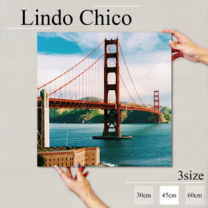 【※10%OFF 当店期間限定※ 10/25 00:00〜10/30 23:59まで!】インテリア 雑貨 おしゃれ アートパネル 絵画 風景 壁掛け 景色 写真 自然 環境 海 湾 橋 金門橋 アメリカ 北欧 デザイン アート 壁飾り