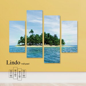 【※10%OFF 当店期間限定※ 10/25 00:00〜10/30 23:59まで!】インテリア アート おしゃれ 絵画 壁掛け アートパネル 4枚 セット海 海面 海岸 浜辺 ビーチ 風景 景色 青空 島 北欧 デザイン ファブリッ