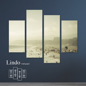 【※10%OFF 当店期間限定※ 10/25 00:00〜10/30 23:59まで!】インテリア アート おしゃれ 絵画 壁掛け アートパネル 4枚 セット海 海面 海岸 浜辺 ビーチ 風景 景色 シンプル 人 北欧 デザイン ファブ