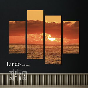 【※10%OFF 当店期間限定※ 10/25 00:00〜10/30 23:59まで!】インテリア アート おしゃれ 絵画 壁掛け アートパネル 4枚 セット海 海面 海岸 浜辺 ビーチ 風景 景色 夕焼け 夕暮れ サンセット 北欧 デ