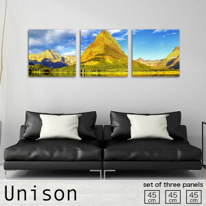 【※10%OFF 当店期間限定※ 10/25 00:00〜10/30 23:59まで!】インテリア アート おしゃれ アートパネル 3枚 セット モダン 絵画 山 絶壁 風景 自然 大自然 空 雲 爽快 壁掛け 絵 生地 玄関 リビング ハ
