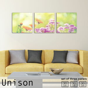 【※10%OFF 当店期間限定※ 10/25 00:00〜10/30 23:59まで!】インテリア アート おしゃれ アートパネル 3枚 セット モダン 絵画 パステル 小花 花畑 花 フラワー 母の日 自然 風景 かわいい 壁掛け 絵