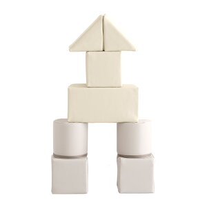 日本製 パステルカラー 積み木クッション ミニサイズ 8個セット BLOCCHI mini 柔らか 安全 知育玩具 こども 子供 幼児 おうち遊び 室内遊び ギフト プレゼント 入園祝い 誕生日 インテリア 教育