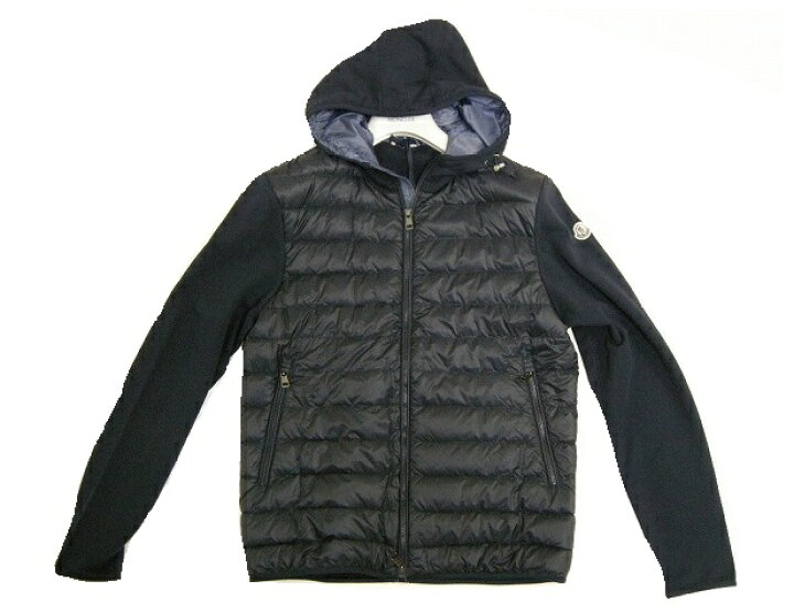 楽天市場】【MONCLER/モンクレール/スウェット切替フード付きダウン 
