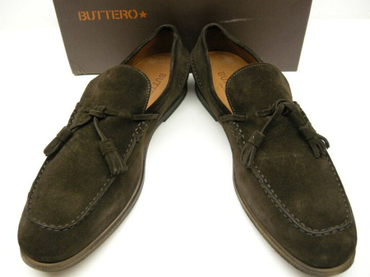 楽天市場】BUTTERO(ブッテロ)/(メンズ)/スエードタッセルローファー 