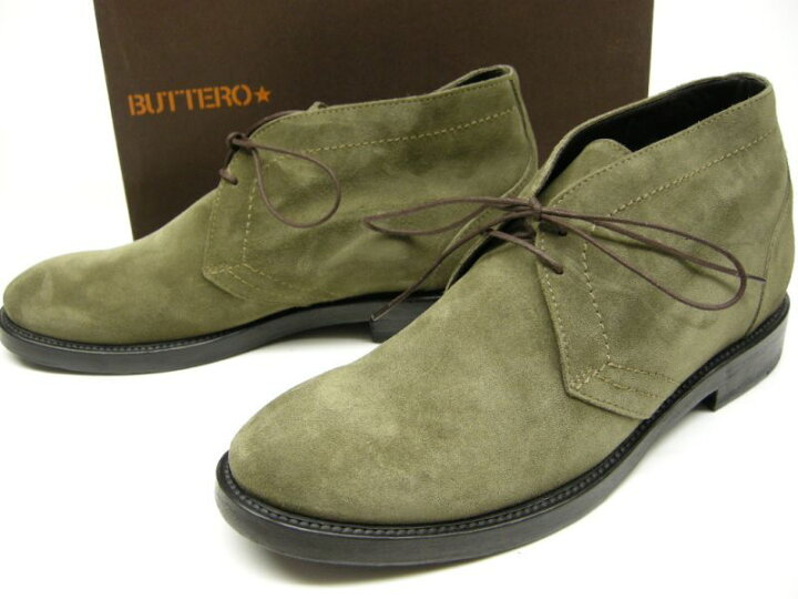 楽天市場】/BUTTERO(ブッテロ)/(メンズ)/スエードチャッカブーツ 