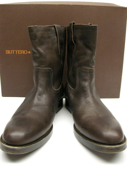 楽天市場】/BUTTERO(ブッテロ)/(メンズ)/ショートペコスブーツ 