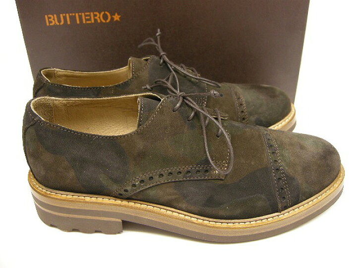 楽天市場】【BUTTERO(ブッテロ)】【レザー製ストレートチップシューズ 