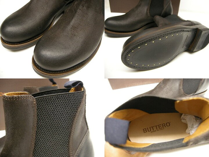楽天市場】【BUTTERO(ブッテロ)】【スエードレザーサイドゴアブーツ 