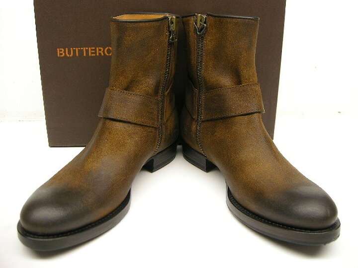 楽天市場】【BUTTERO(ブッテロ)】【スエードレザーハーネスブーツ 