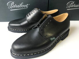 【PARABOOT/パラブーツ/ARLES/アルル/アルレス/アーレス/レザーシューズ/プレーントゥーシューズ/703812】【GRIFF 2 NOIRE-LIS NOIR/ブラック/黒/BLACK】【メンズ】【サイズ6/6.5/7/7.5/8/8.5/9/9.5/10/10.5】