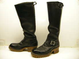 【中古/USED】【NICK'S BOOTS/ニックスブーツ/カスタムエンジニアブーツ/ENGEER BOOTS】【メンズ】【サイズUS 11E(29cm)】【ブラック/黒/ダブルミッドソール/キャップトゥー/スチールトゥー/ヒール6枚/ホワイツ/WHITE'S】