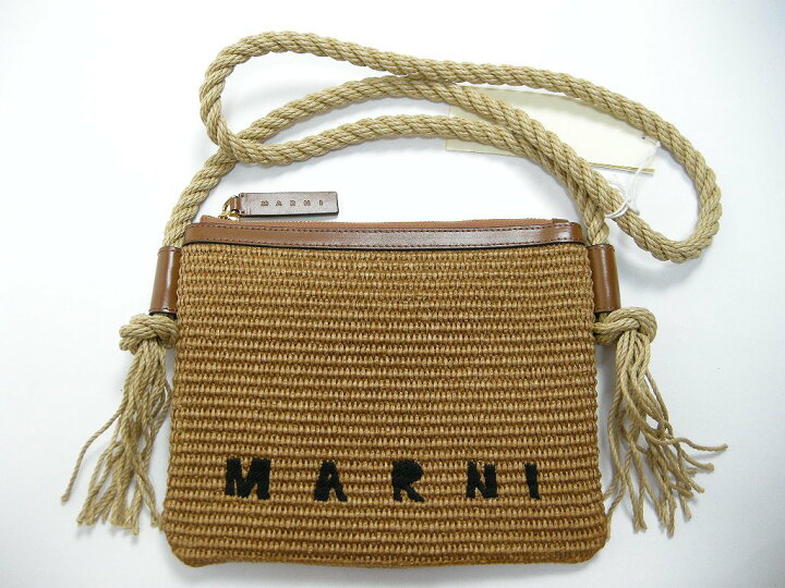 楽天市場】【MARNI/マルニ/ショルダーバッグ/ラフィアバッグ/かご 