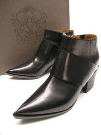 SARTORE/サルトル/SR2655/サイドジップブーツ/ショートブーツ/ハイヒールブーツ/レディース/PARMA 001 NERO(ブラック/黒/BLACK)サイズ35 36.5/8-1/